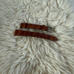 Michele 16mm Alligator Watch Strap